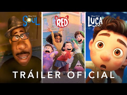 Soul, Luca y Red | Tráiler Oficial Doblado | Re-estrenos Pixar 2024