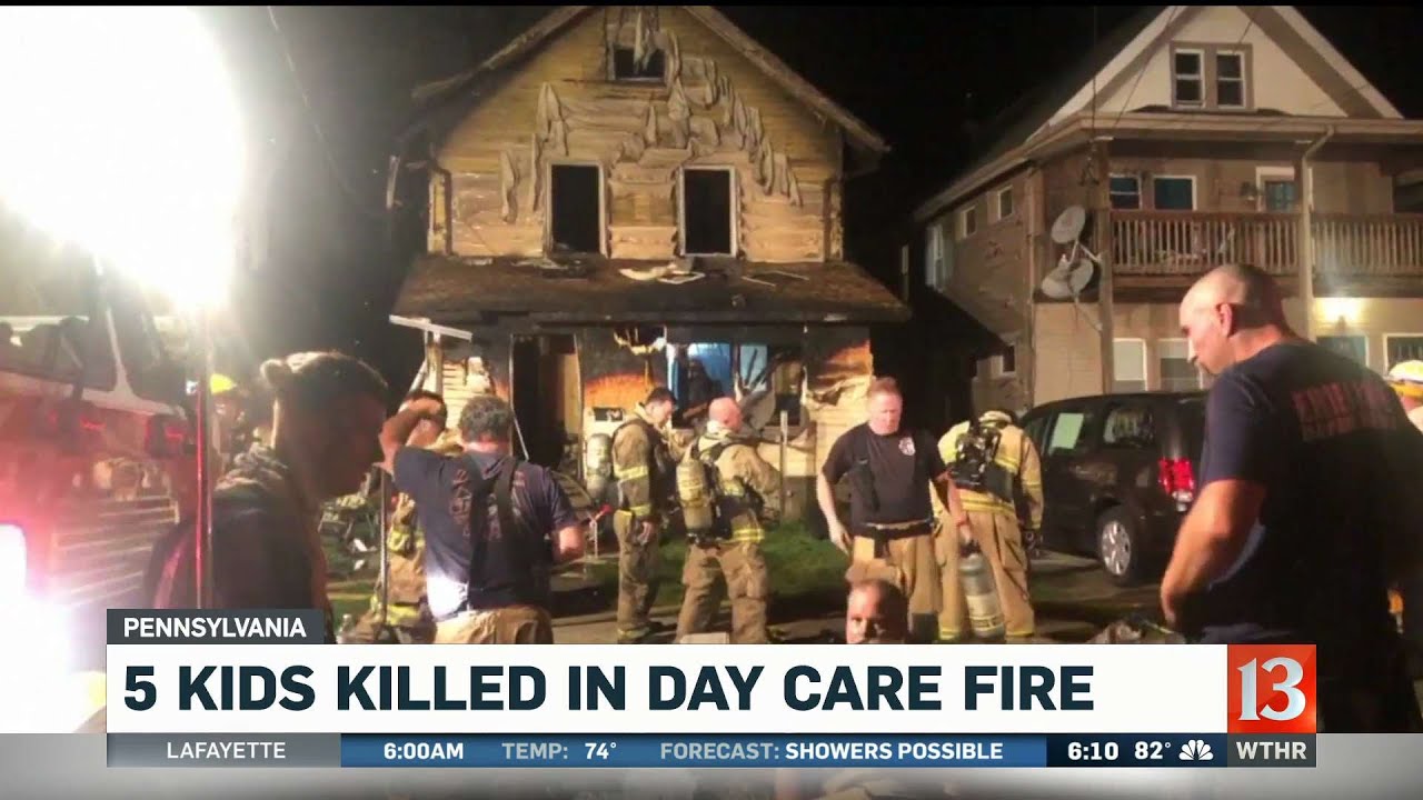 5 kids killed in day care fire - YouTube