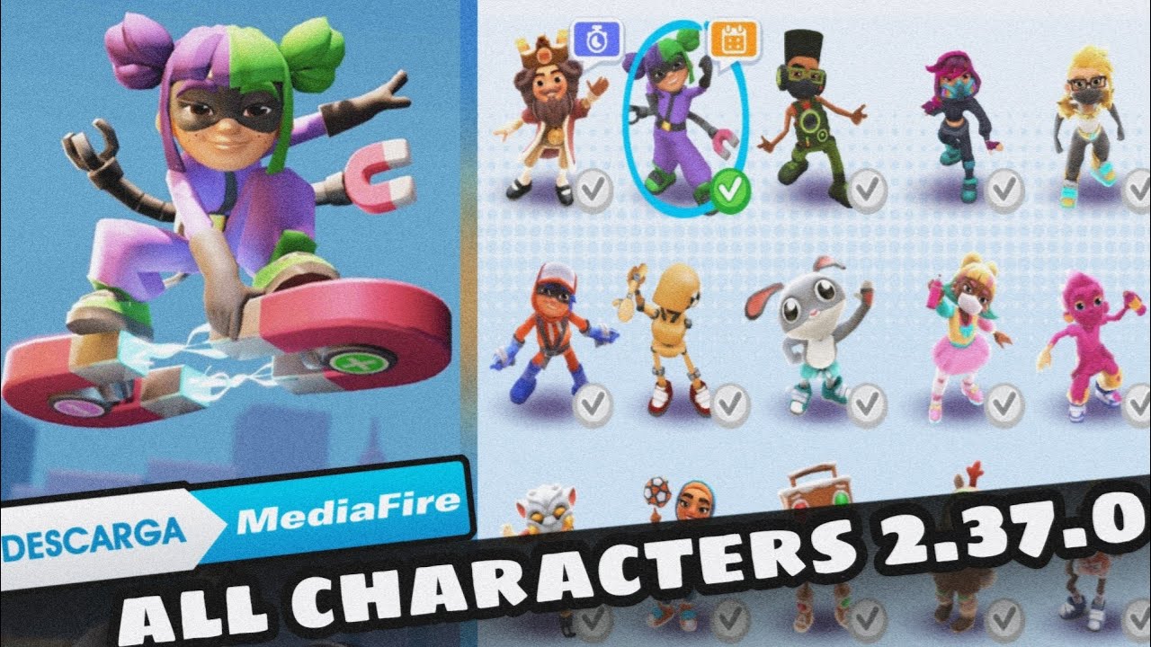 subwaysurfers free characters #subwaysurfers #tricks #subway_surfers #