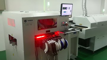 Production Site Mounting Video of Charmhigh SMT New Model CHM-750 Pick and Place Machine