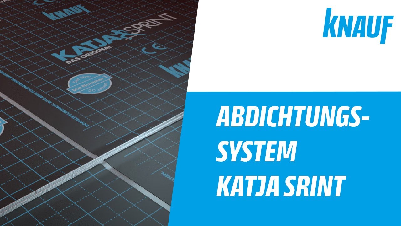 Knauf Abdichtungssystem Katja Sprint gegen aufsteigende Feuchtigkeit