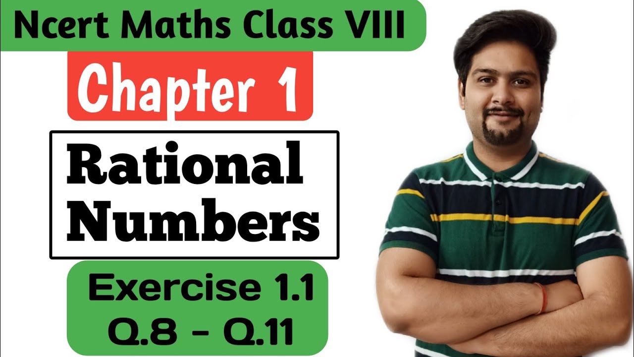 Ncert Class 8 Maths Chapter 1 Exercise 1.1 Question 8 to Question 11 ...