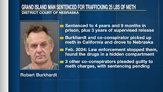 Grand Island man sentenced after moving 25 pounds of meth through Nebraska