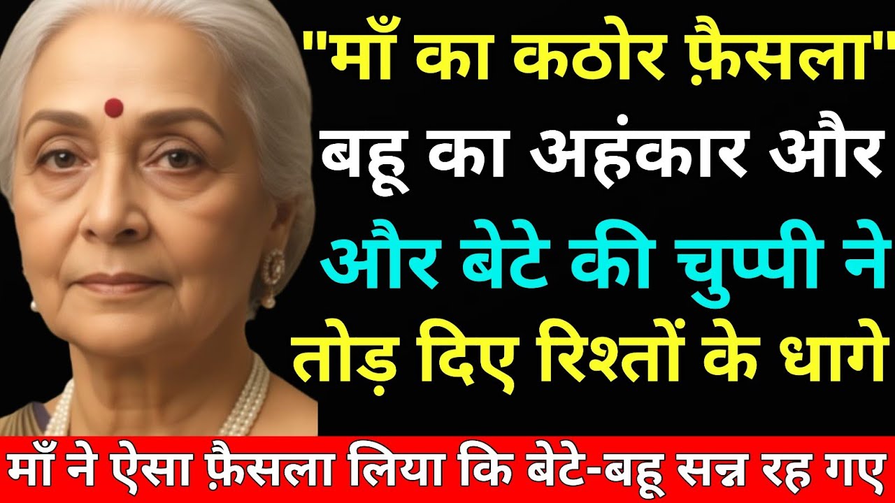 माँ का कठोर फ़ैसला | Heart touching story hindi | Moralstory hindi | parivaarkidor 