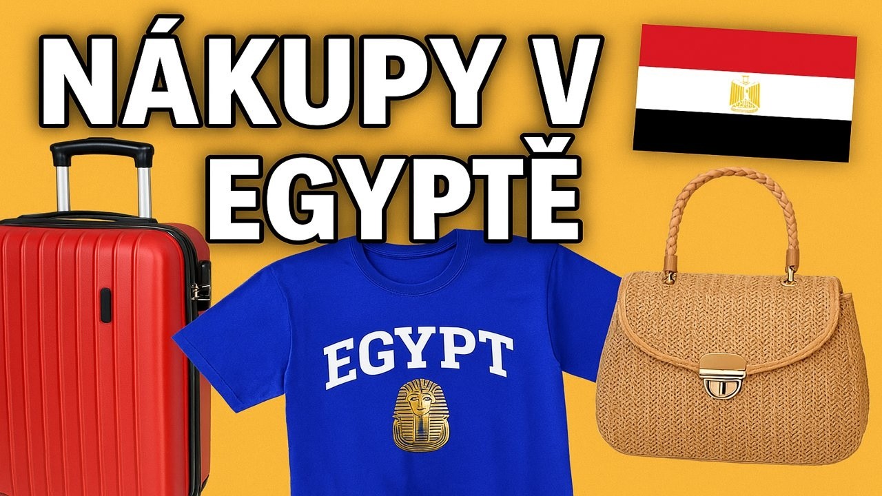 Nákupy v Egyptě 👜 Kolik stojí kufry, trička a kabelky v Hurgádě?