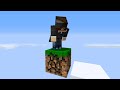 Minecraft Skyblock but you only get 1 block...