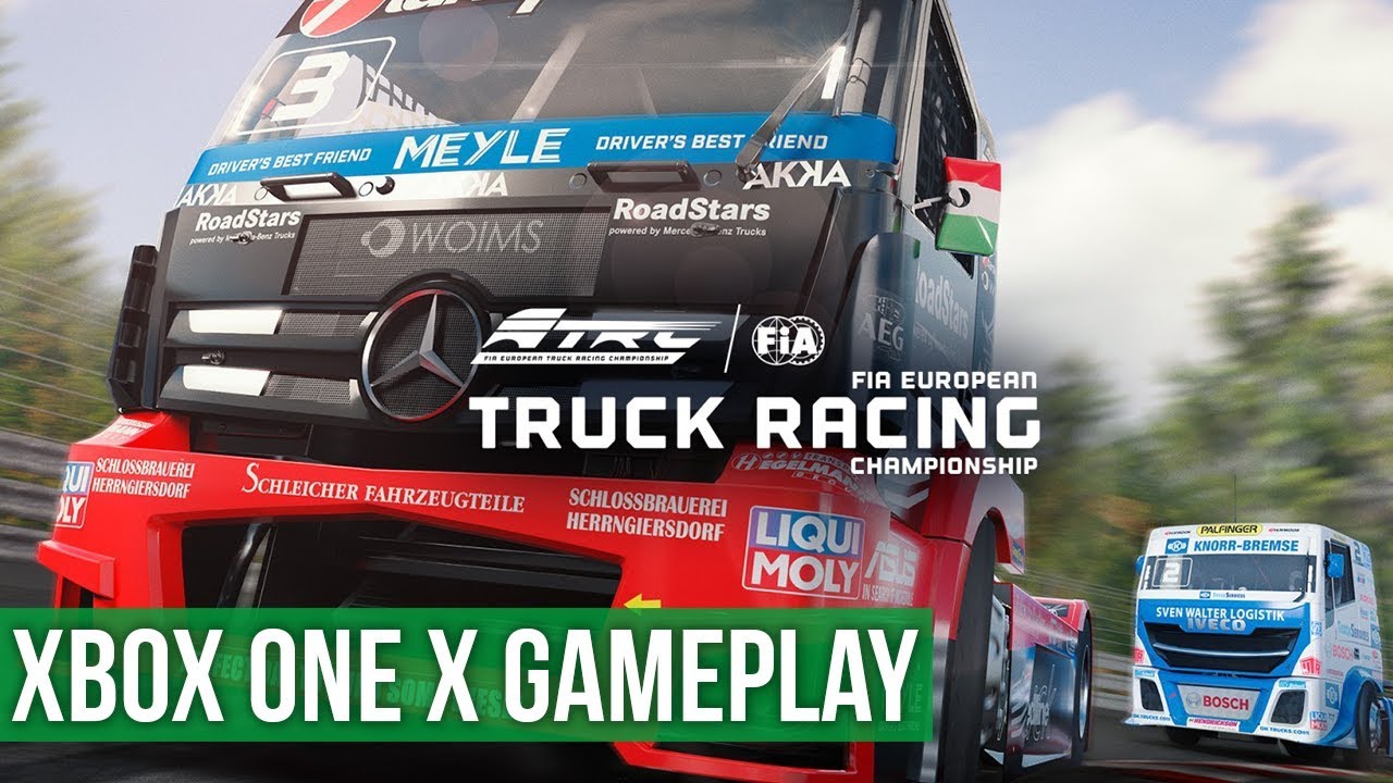 FIA European Truck Racing Championship Xbox One X Gameplay / Preview