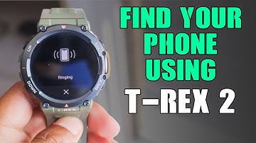 How To Use Amazfit T-Rex 2 Find My Phone 📳