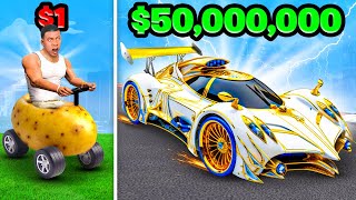 $1 To $50,000,000 CAR In GTA 5!