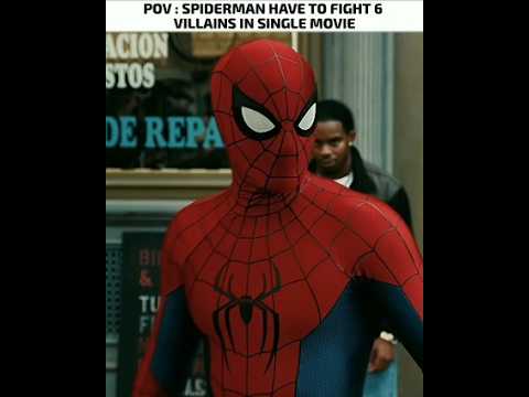 Spiderman have to fight 6 villains in a single me🕷️☠️💀 | Spiderman edit | Spiderman Brand New Day