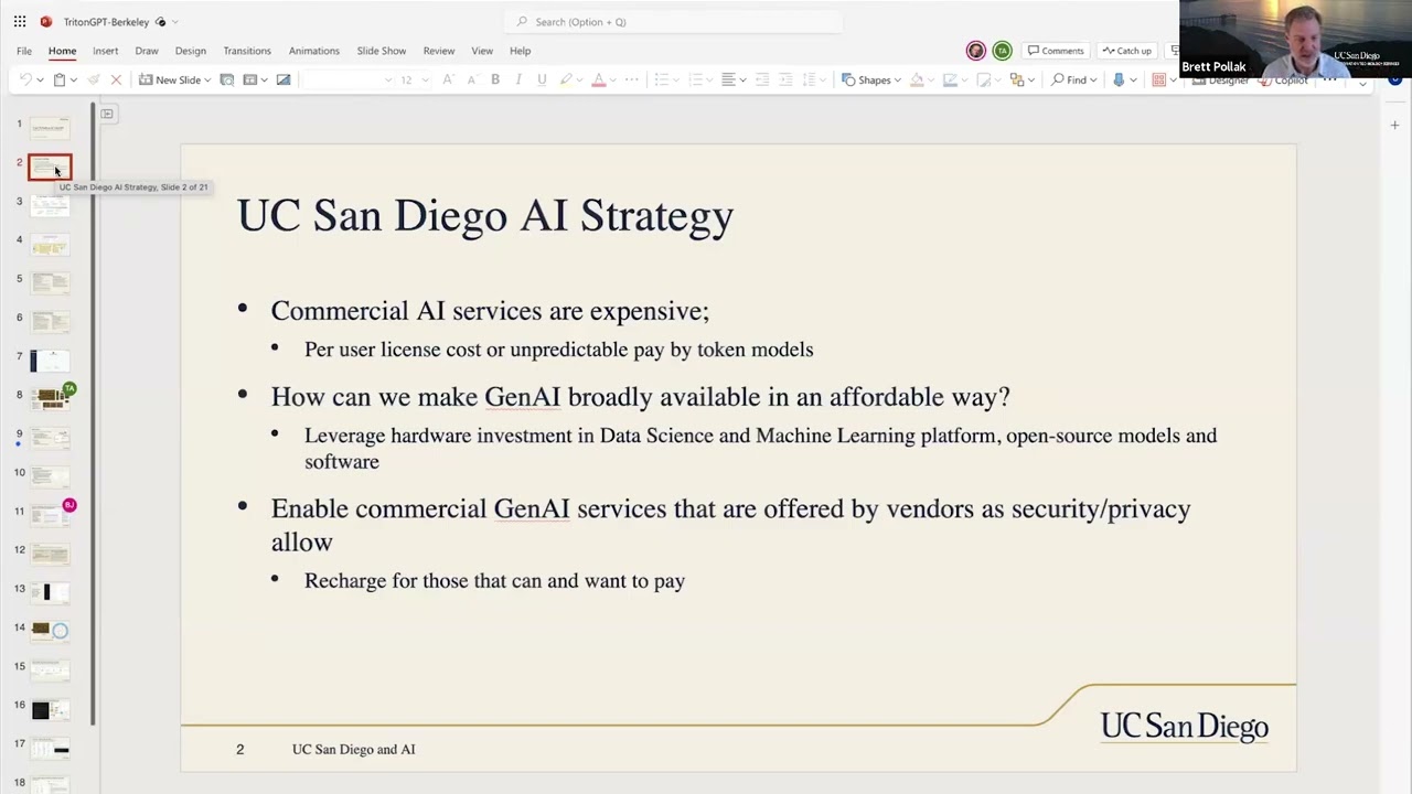 TritonGPT Presentation and Demo, March 21, 2024