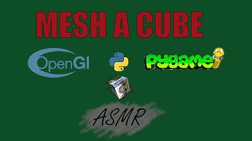 Rubik Cube with custom image on each face [OpenGL+Pygame]