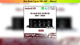 Exclusive Android 14 Touch Screen 12.3 Inch LHD RHD for Audi A4L A4 B9 A5 2017 2018 2019 2020 Car M