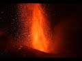 La Palma volcano eruption: lava fountains 2 Oct 2021