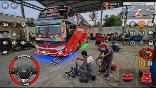 Tunggal Jaya Bus Armageddon Heads to Workshop to Fix Broken Under-Bumper Funnel screenshot 5