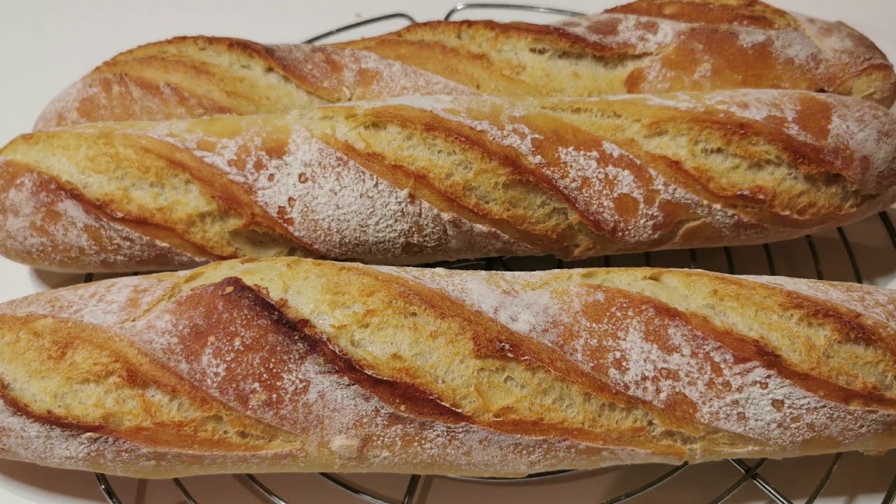 baguettes maison très croustillantes comme chez le boulanger / sub fren eng #asmr