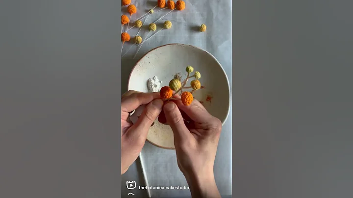 Buddleja Globosa Sugar Flower Finishing touches #s...