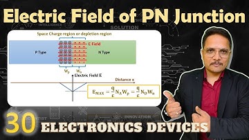 Derivation of Electric Field at PN Junction | Electronics Devices and Circuits - EDC