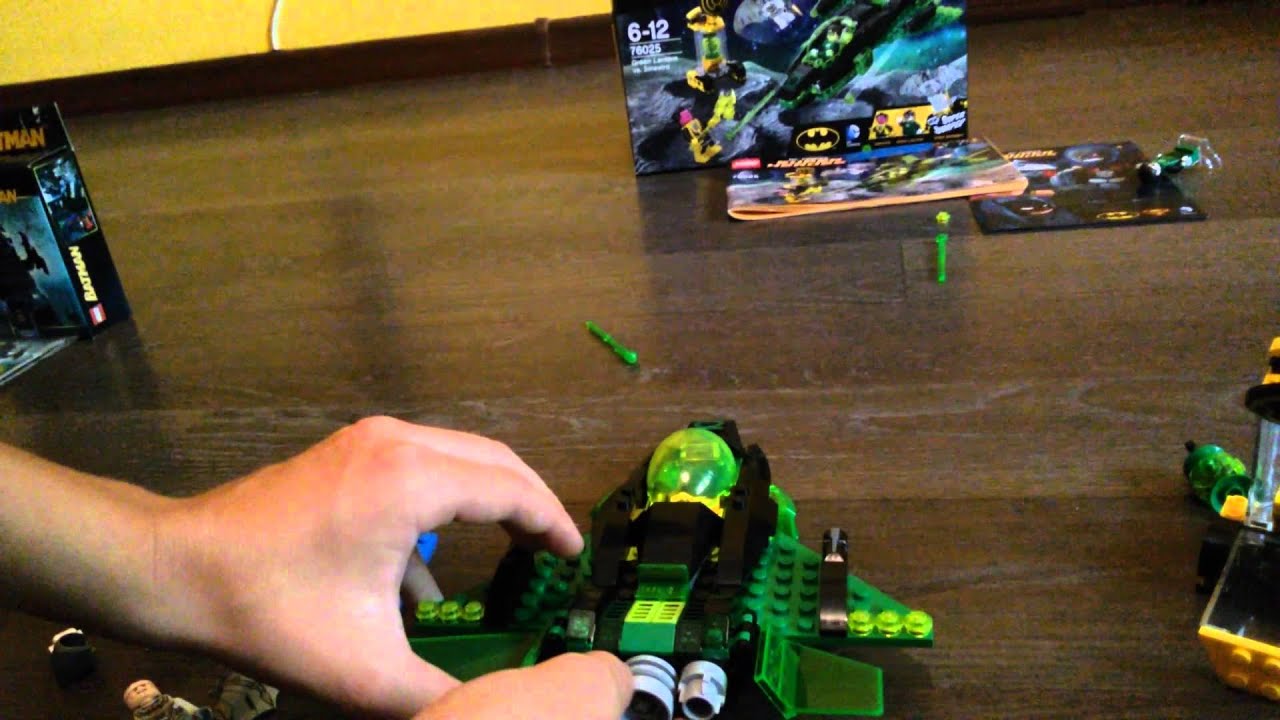 Лего супер герои 76025 синестро против зелёного фо