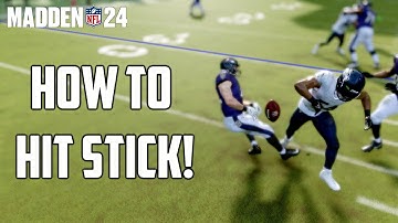 How To Make Your Opponent Fumble In Madden 24 | Hit Stick Tutorial