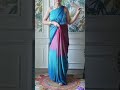 Unique Saree Drape 💫 #sareestyling #stylinginspo #fashionstyle #trendingshorts #shorts
