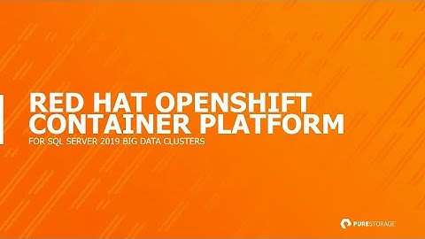 SQL Server 2019 BDC OpenShift