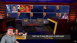 Reacting To Colin Cowherd Ranks The Top 10 NBA Players under 25
