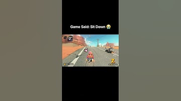 Game Said: Sit Down 😭 #mariokart #mario #gaming #nintendo #shorts #mkw #mk8dx
