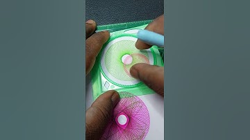 Spirograph Drawing Technique Part - 19 #spirograph #ddfactor