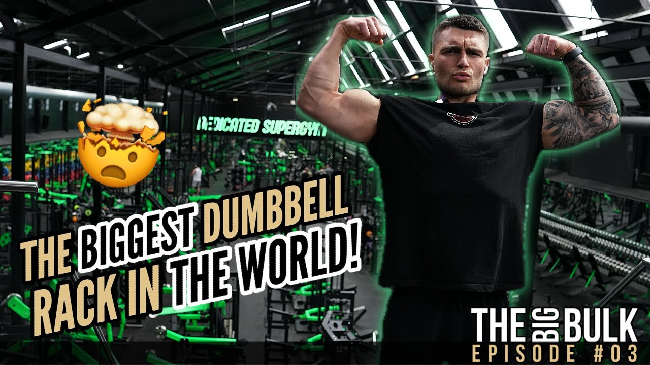ARMS & BACK AT THE BIGGEST GYM IN THE UK // DEDICATED SUPERGYM // THE