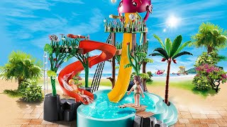 Playmobil nouveautés 2021-2022 piscine / centre nautique / parc aquatique / toboggan summer fun new