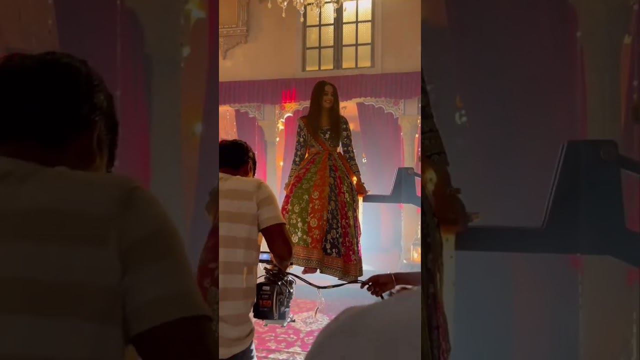 BTS Mera Balam Thanedar 😮🌈 Shruti Sanjeev While Shooting 💥 