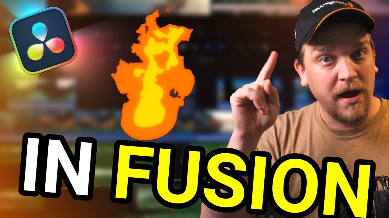 How to make a Cartoon Fire Animation in DaVinci Resolve