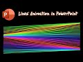 Lines Animation in PowerPoint Tutorial | Animated Background
