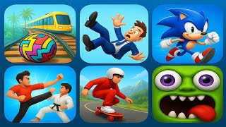 Nonstop Crazy Run Games Challenge ! 🧟‍♂️ Sonic vs Zombies vs Pets | Epic Mobile Run Compilation 🚀 screenshot 3