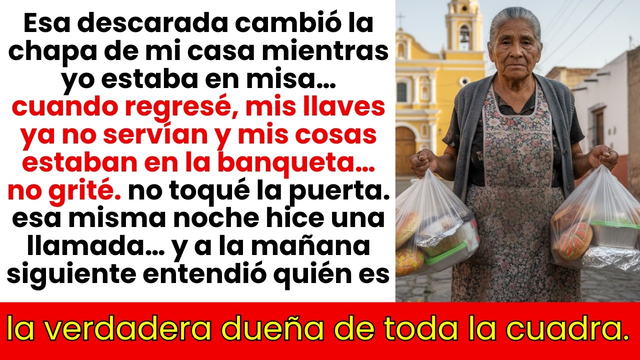 Esa Descarada Cambió la Chapa de Mi Casa Mientras Yo Estaba en Misa. No Sabía Que la Dueña de la Cua