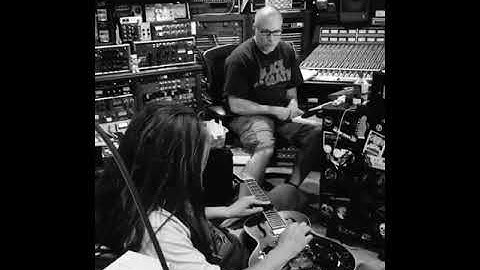 Thumbnail of Adam Jones Recording Slide Solo on Descending