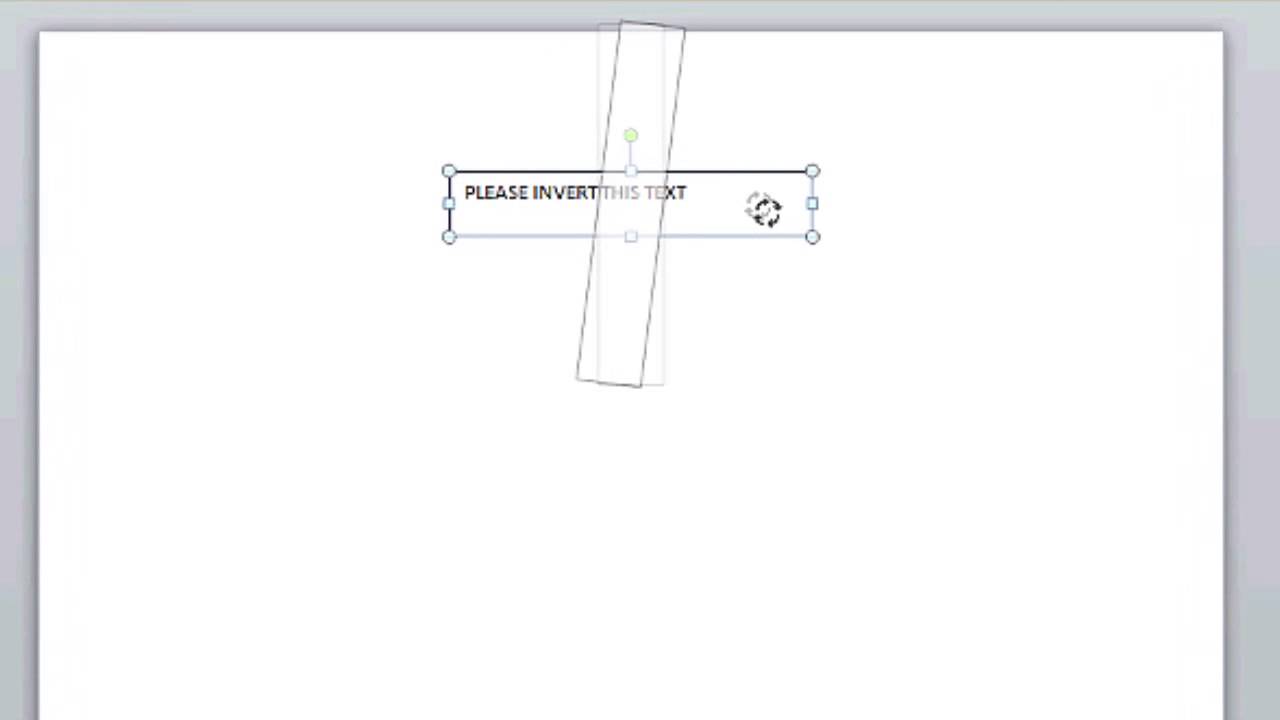 How to Invert Text Through Your Microsoft Word Processor : Computer ...