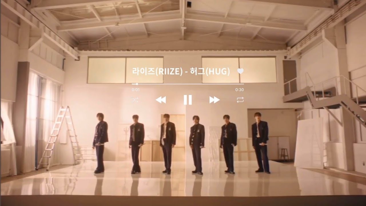 [1시간듣기] 라이즈(RIIZE) - 허그(HUG) {1월 8일 6시 너는 사랑에 빠진다}