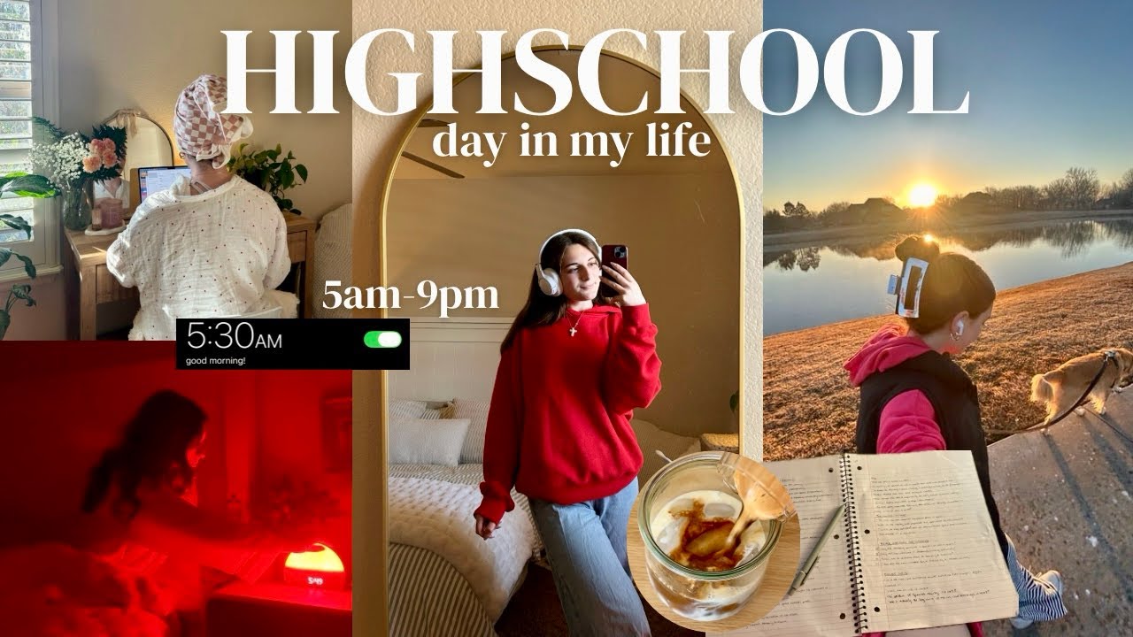 Один день из моей жизни в старшей школе (11 класс) *домашнее обучение*