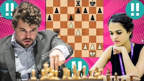 Crazy Tania Sachdev vs Magnus Carlsen 5