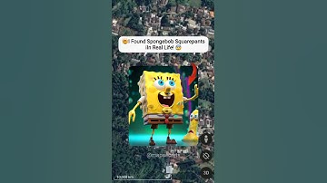 Spongebob on Google Earth! #shorts #googleearth