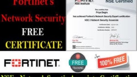 Free Certification of Network Security || 100 % Free || Fortinet 😍🔥All level Certificate Free || 💯