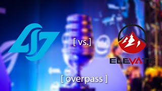 ESL One Cologne 2015 NA Qualifier Counter Logic Gaming (CLG) vs.  eLevate Overpass Part2