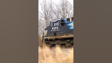 Chasing The Blue NS Flame Thrower Train