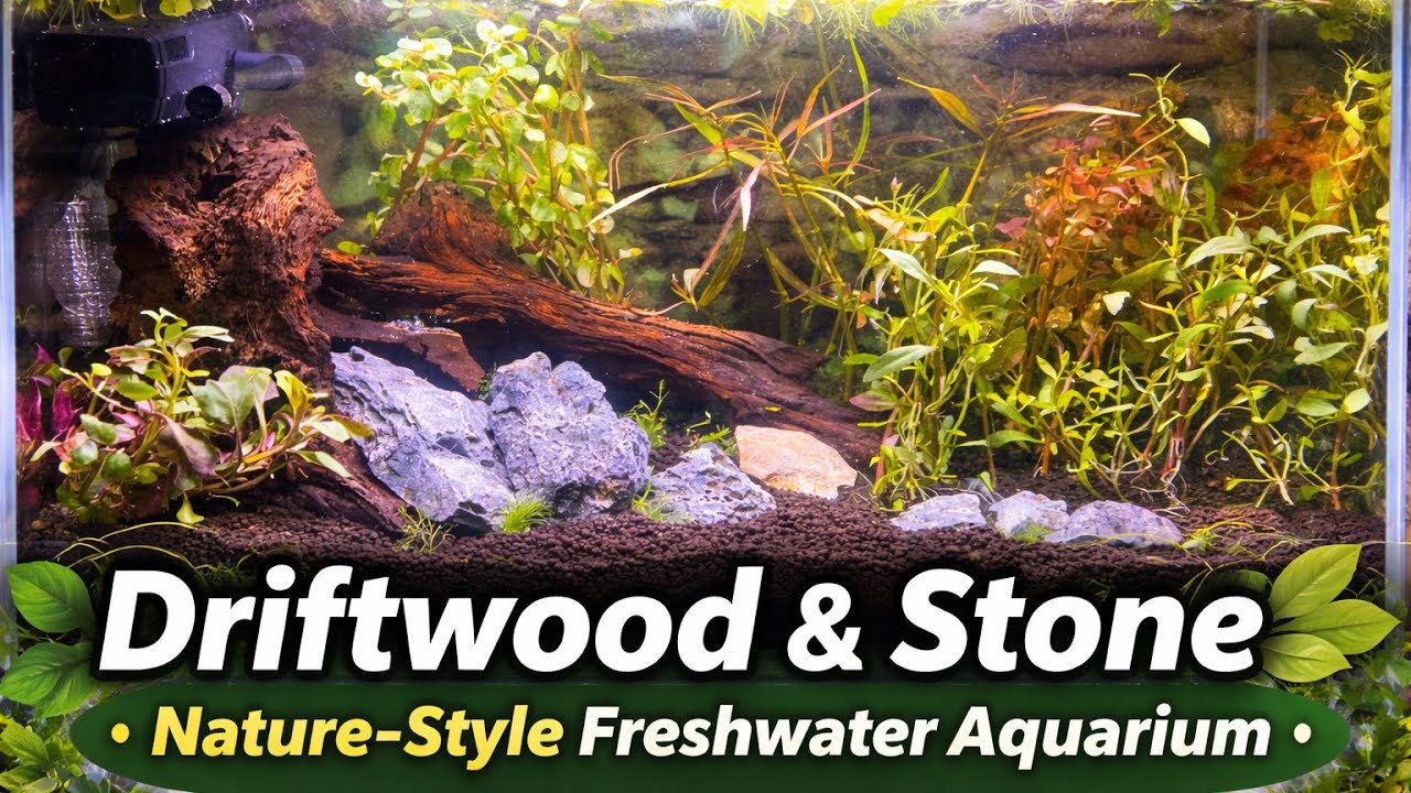 Driftwood & Stone | Nature Style Freshwater Awuarium