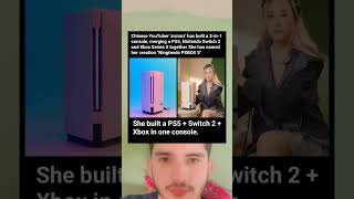 She Built a 3-in-1 Console: PS5 + Switch 2 + Xbox Series X?! (Ningtendo PXBOX 5)