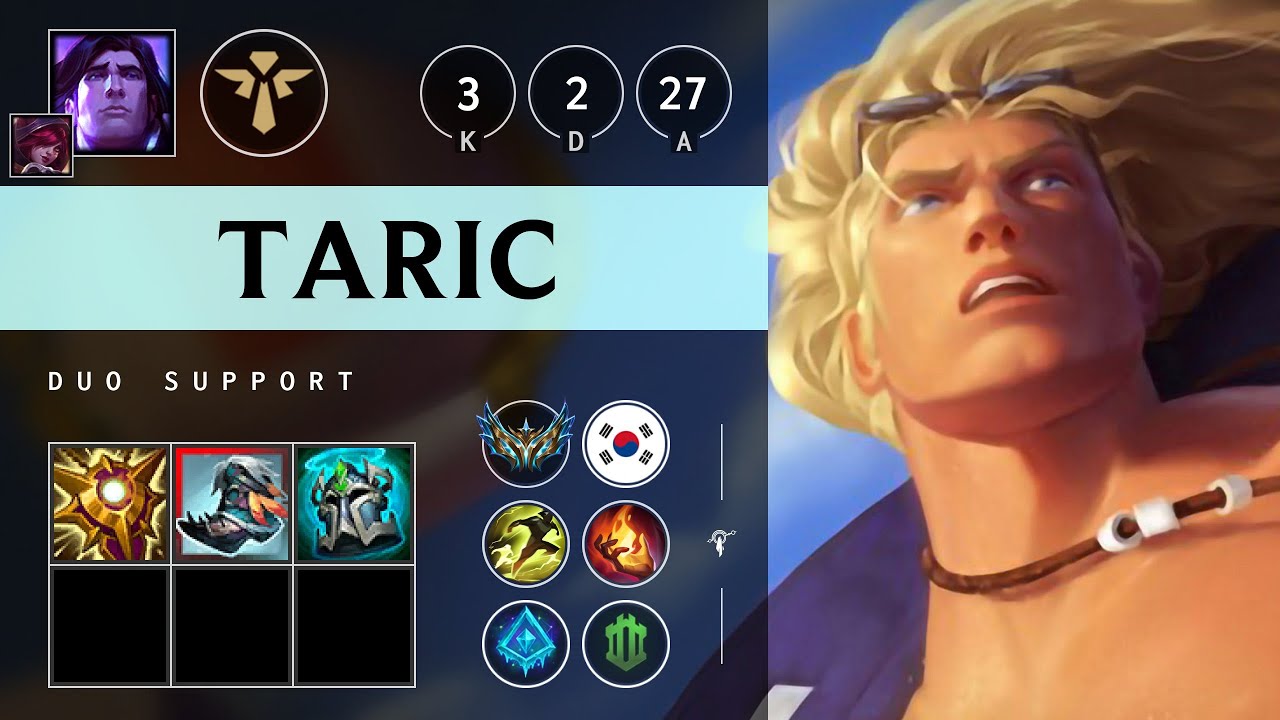 Taric Support vs Rakan - KR Challenger Patch 25.09
