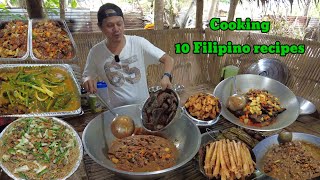 Ang daming orders, Cooking 10 Filipino recipes, Lutong pinoy