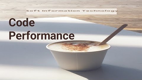 Code Performance